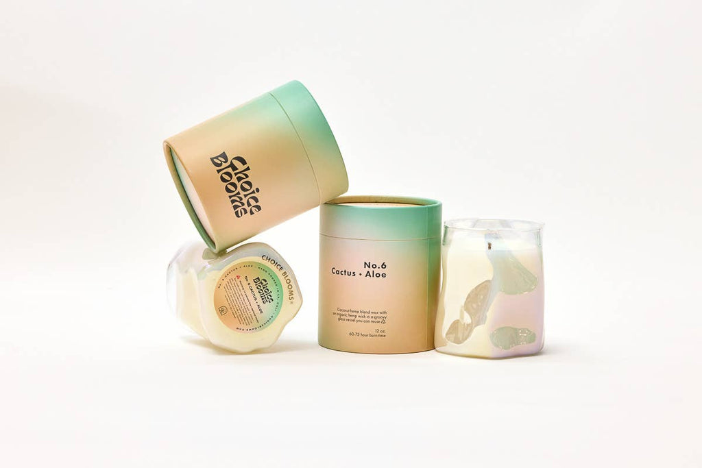12oz. no. 6 cactus + aloe candle