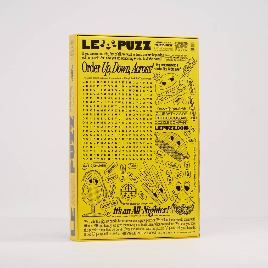 the diner 1000 piece puzz
