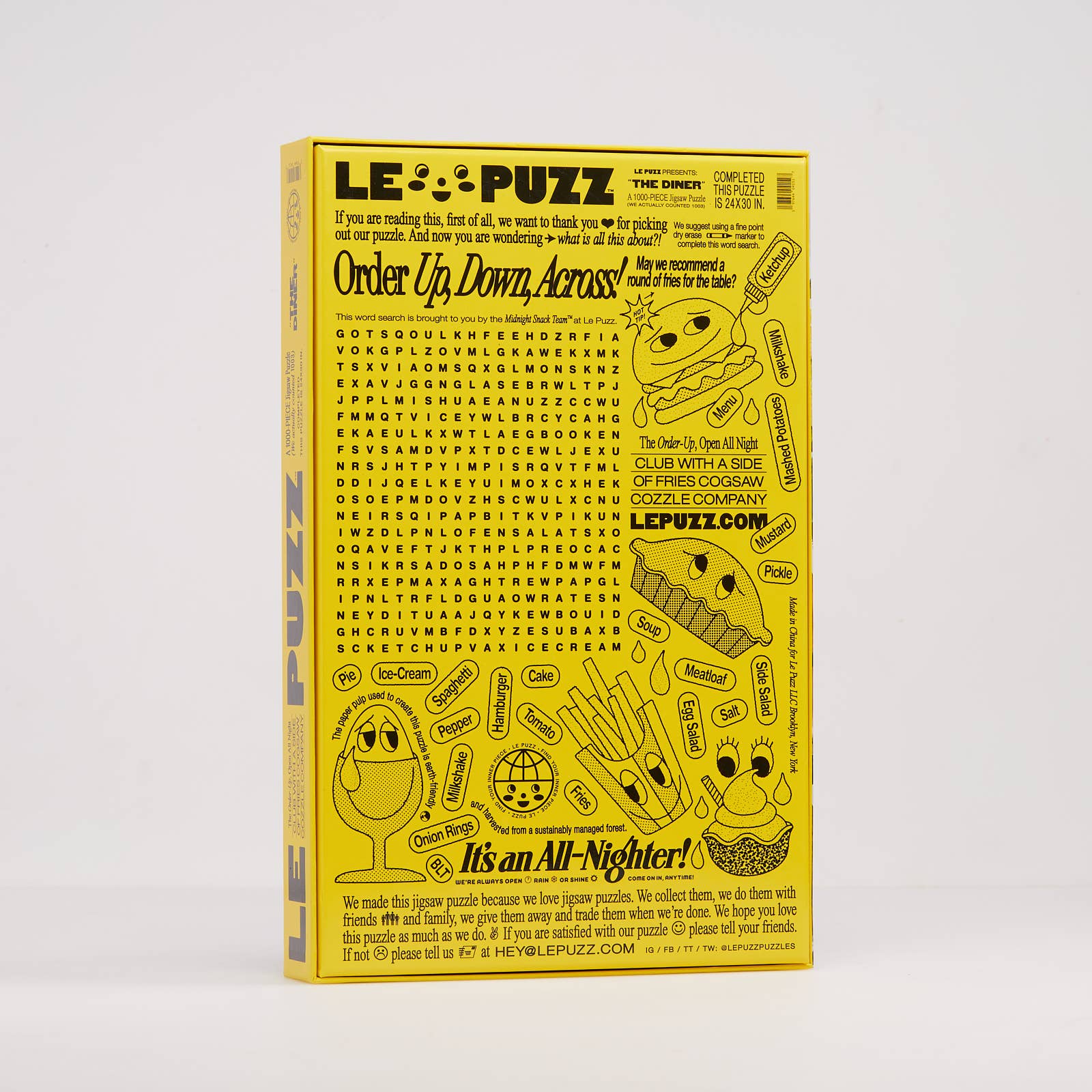 the diner 1000 piece puzz