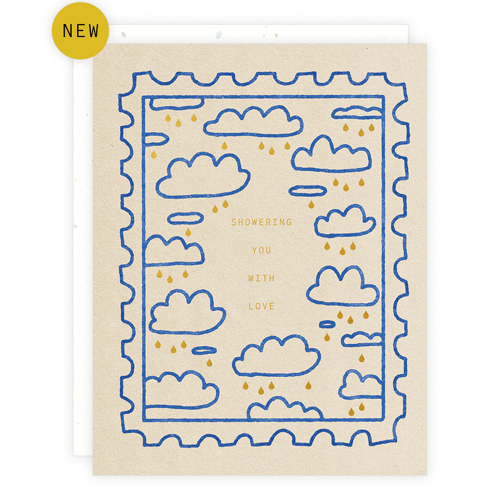 showering you card