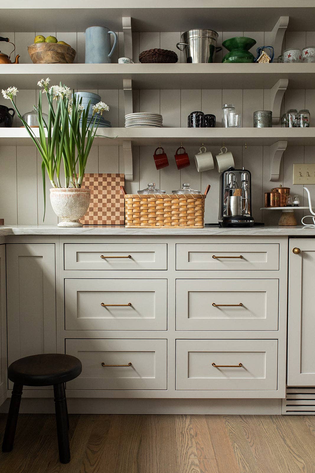 the checkered butcher block