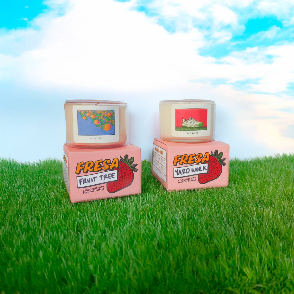 yard work / grass mini candle / latina + midwest inspired