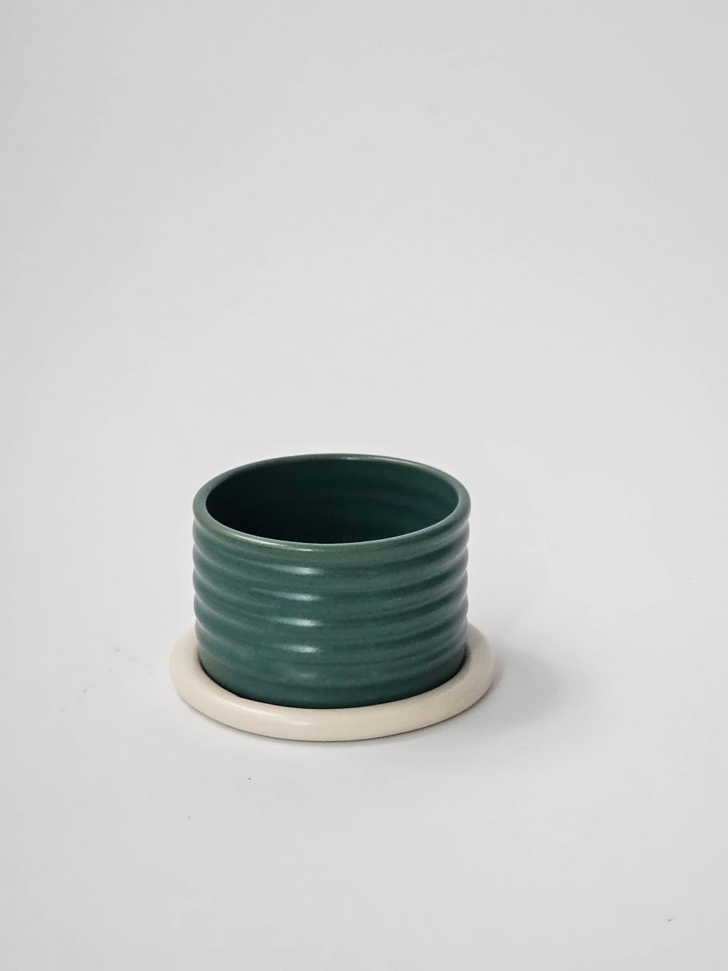 handmade ceramic classic bubble edge coaster