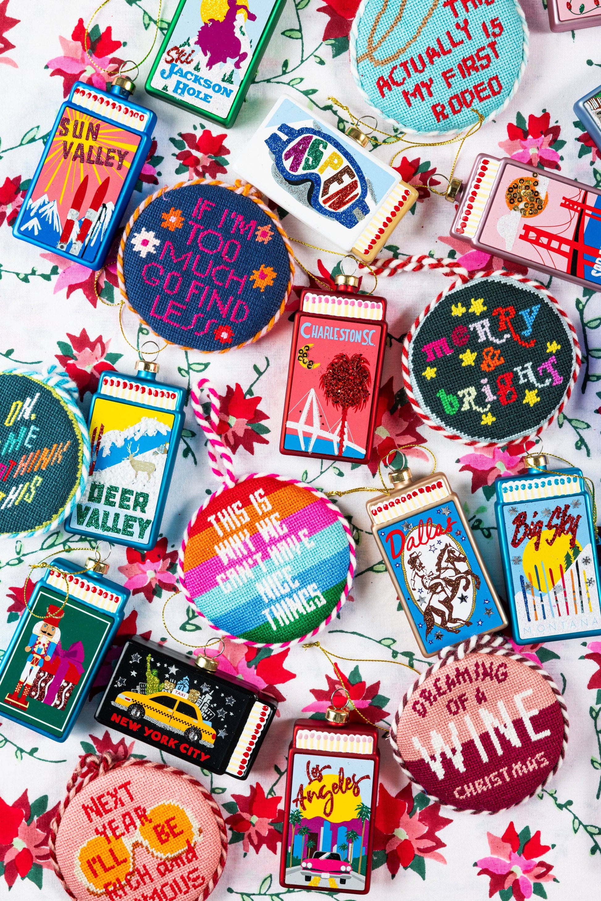 matchbook ornament - los angeles