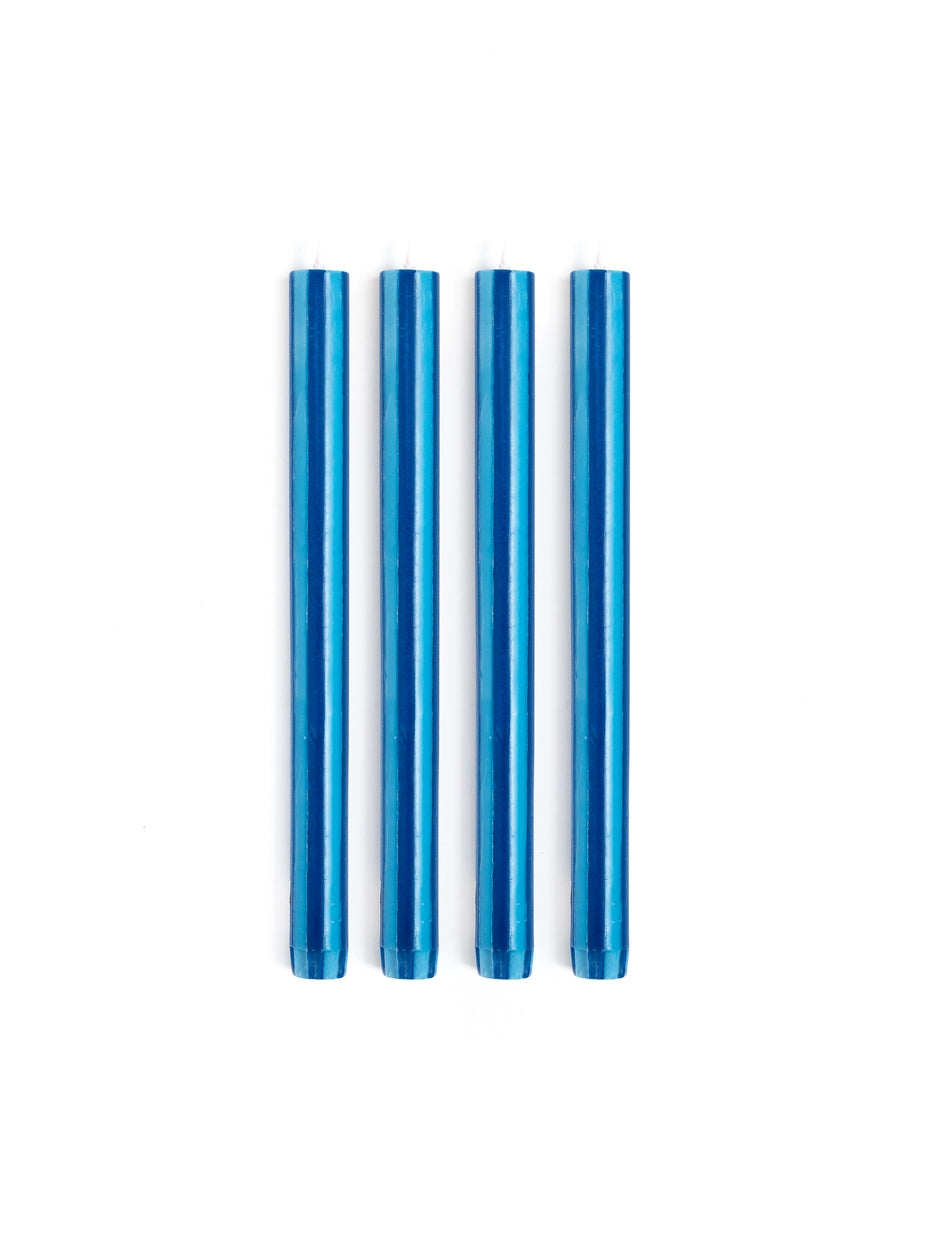 stripe dinner candle - singles!