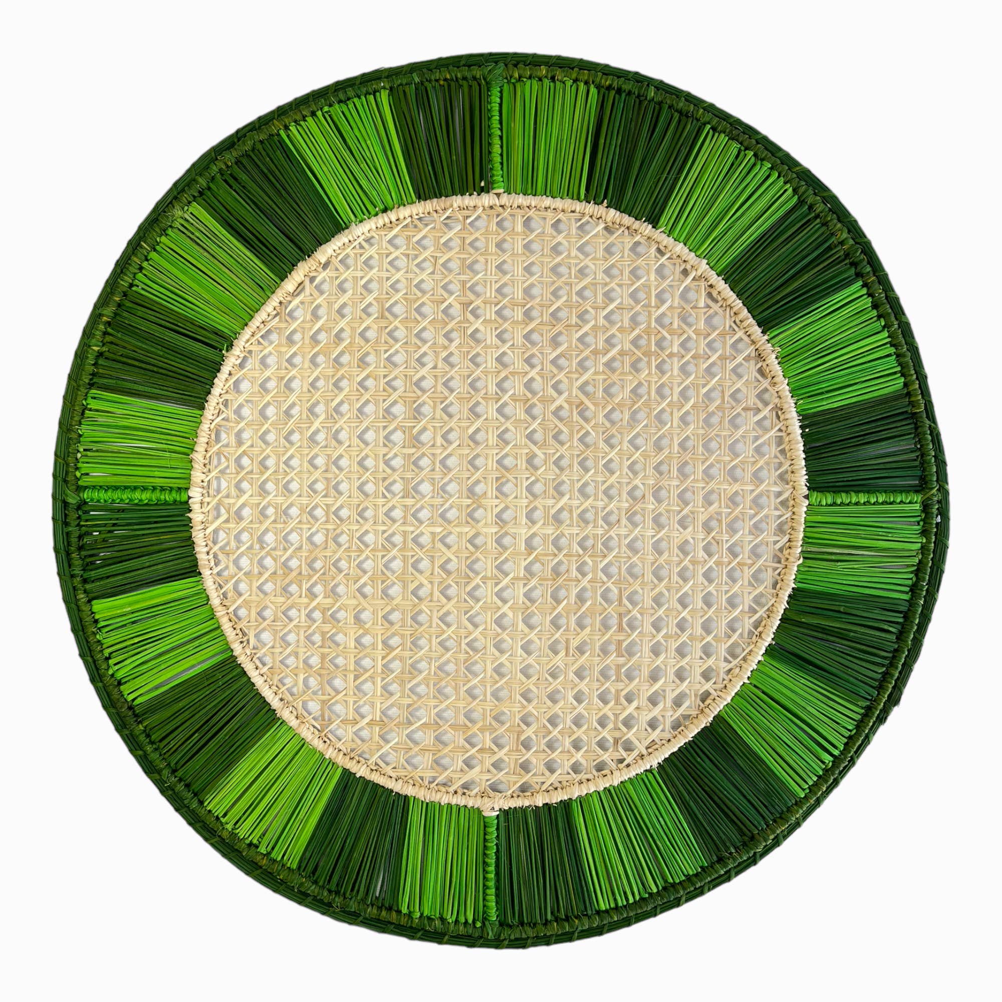 twist placemat - green