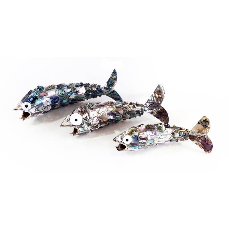 articulated abalone fish bottle opener