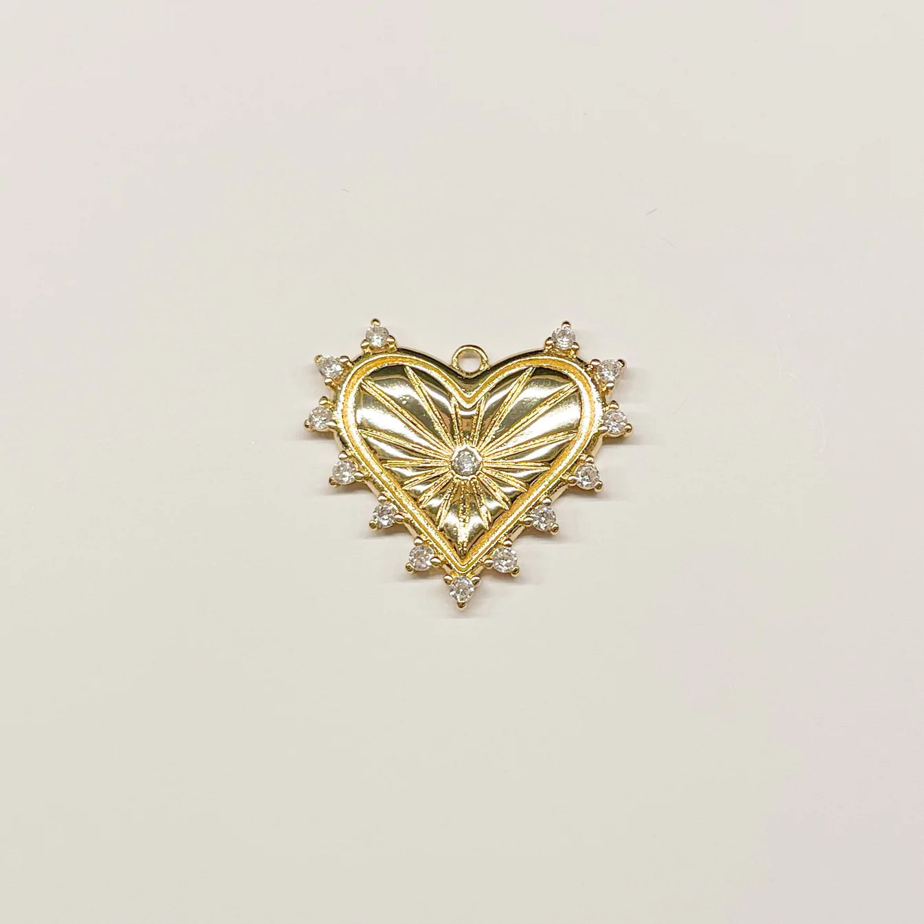 heart burst charm