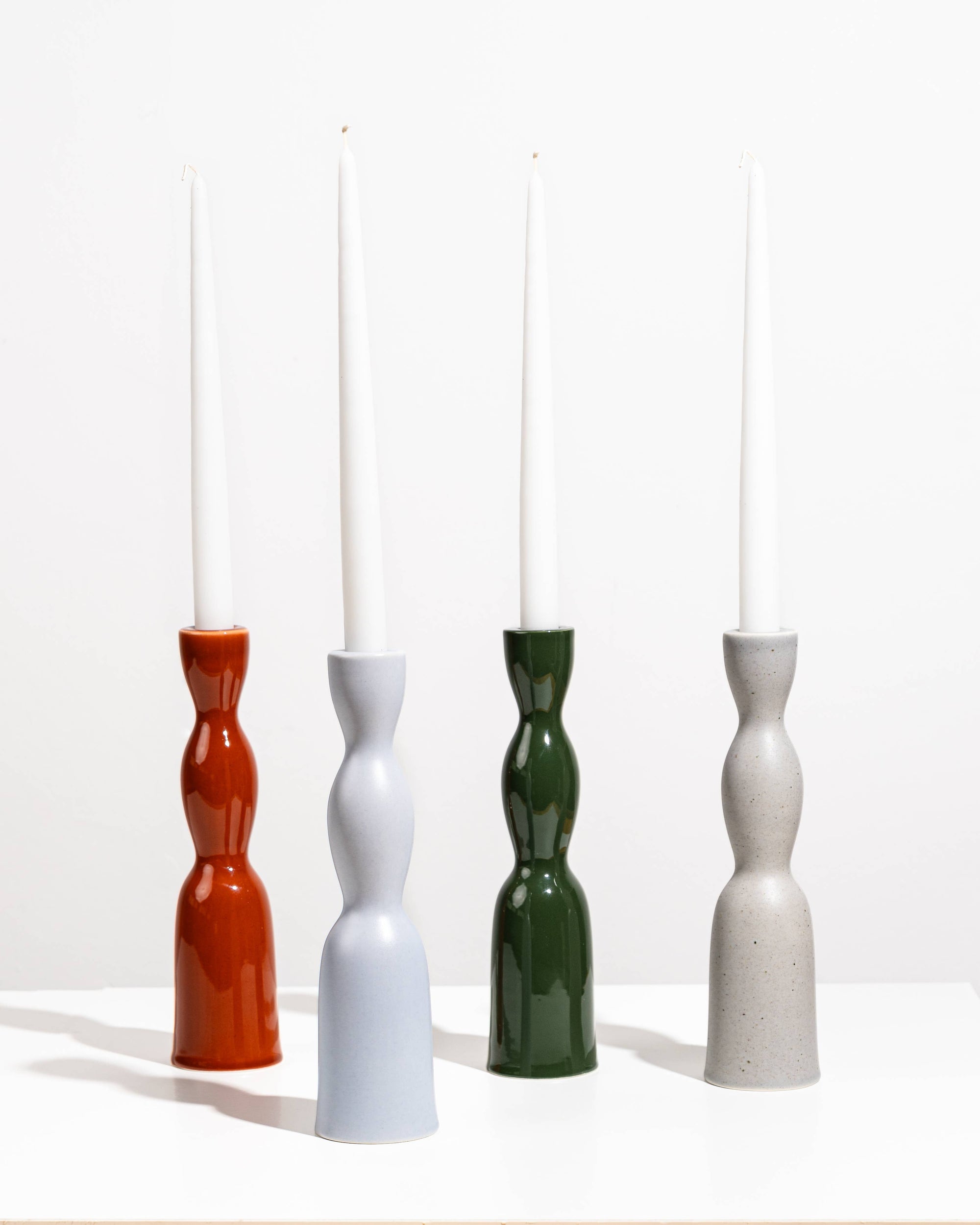 wave candleholder - tall