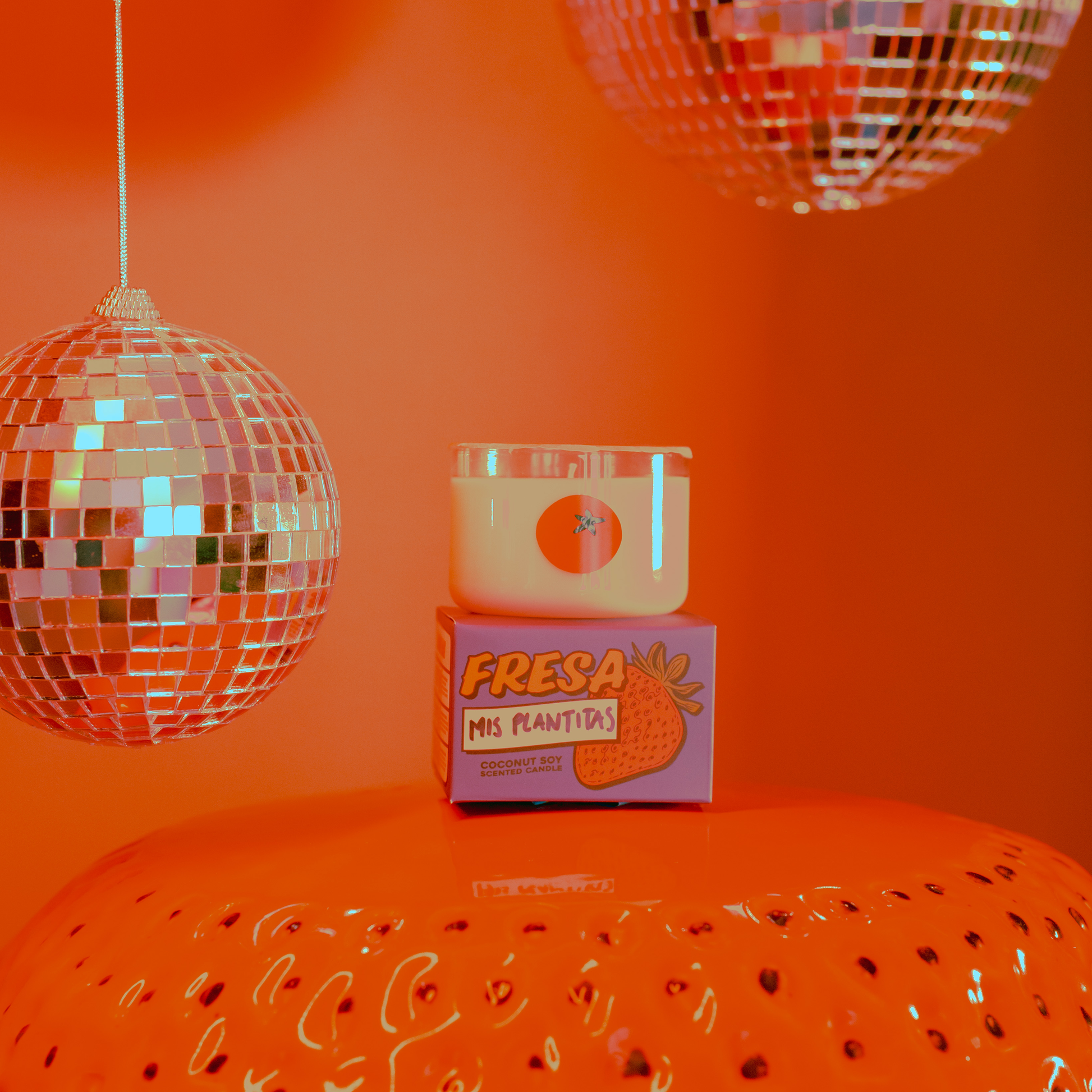 tomato mini candle / latina + midwest garden inspired