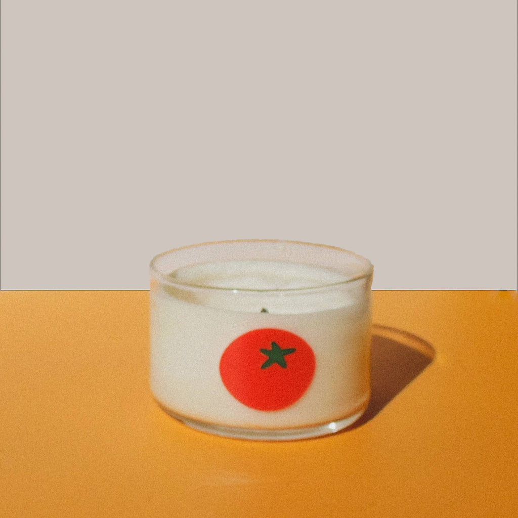 tomato mini candle / latina + midwest garden inspired
