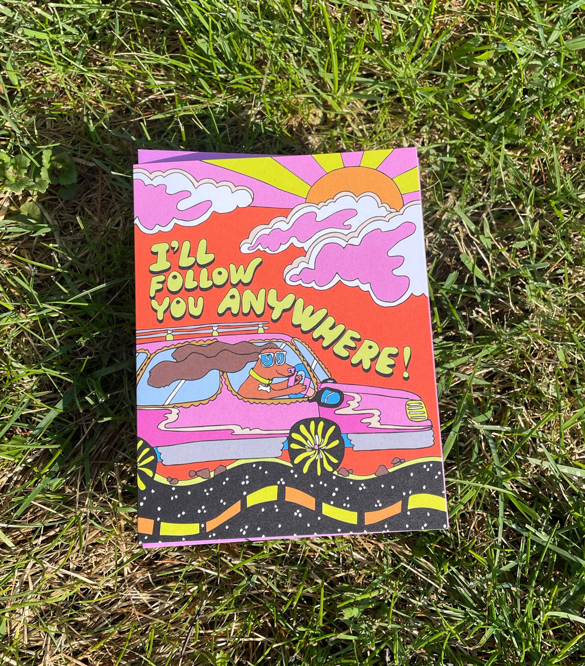 I'll follow you anywhere card