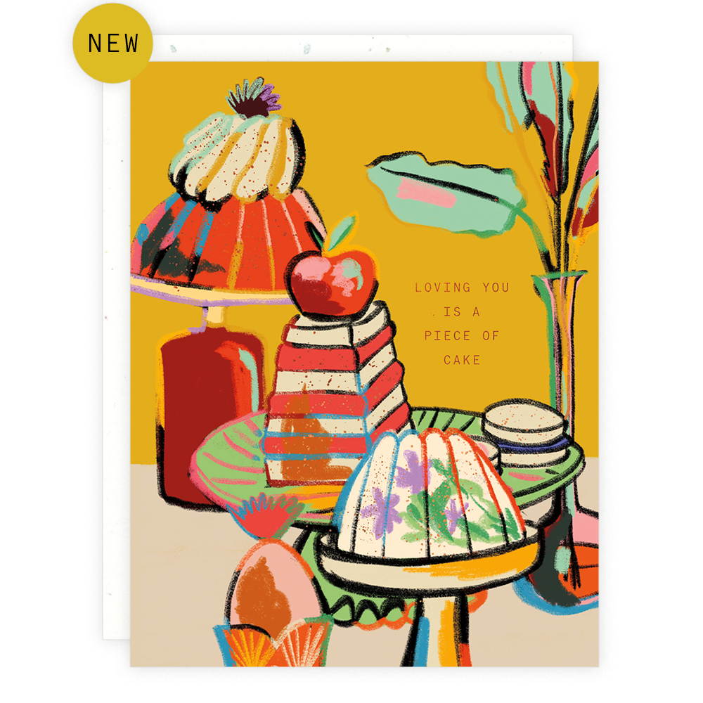 piece of cake card