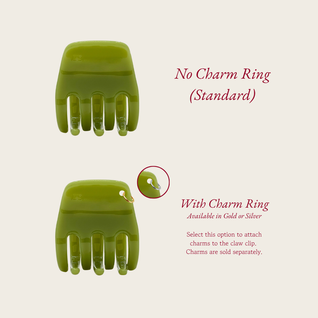 small hair claw clip — starlight tile