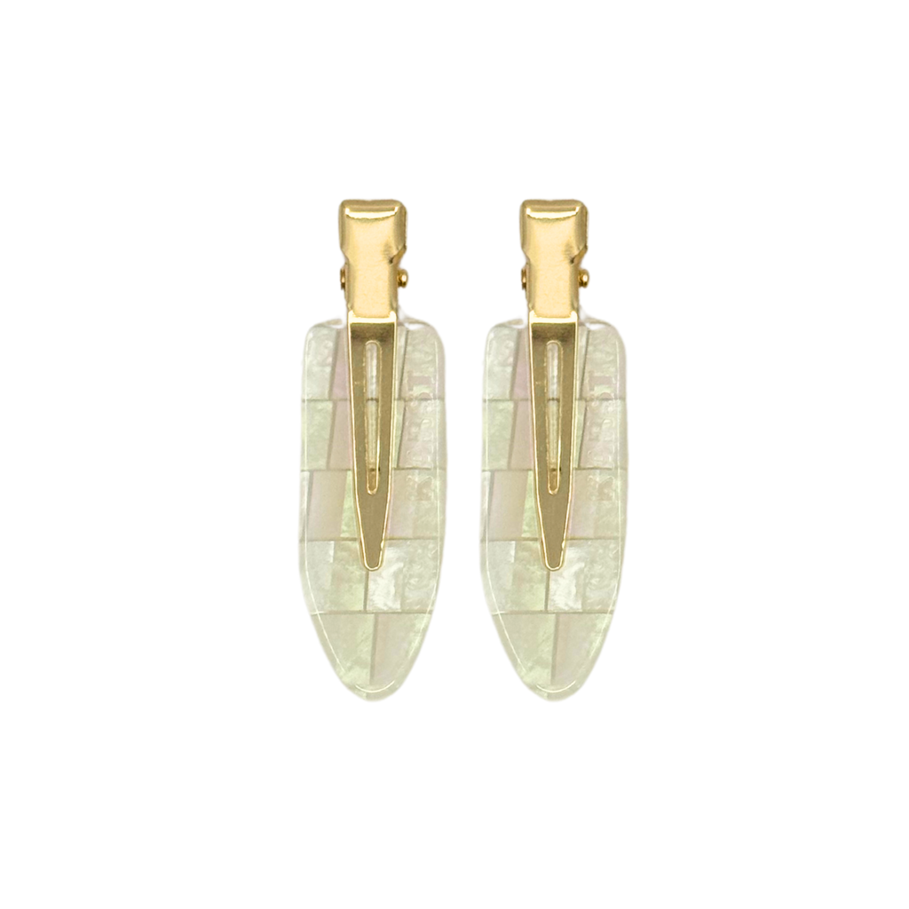 creaseless clips (set of 2) — starlight tile