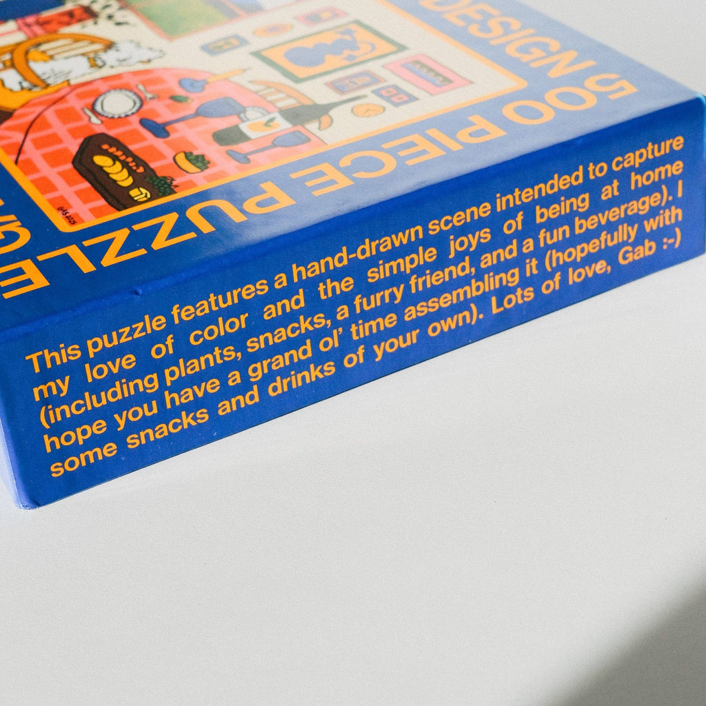 happy home illustrated 500-piece jigsaw puzzle