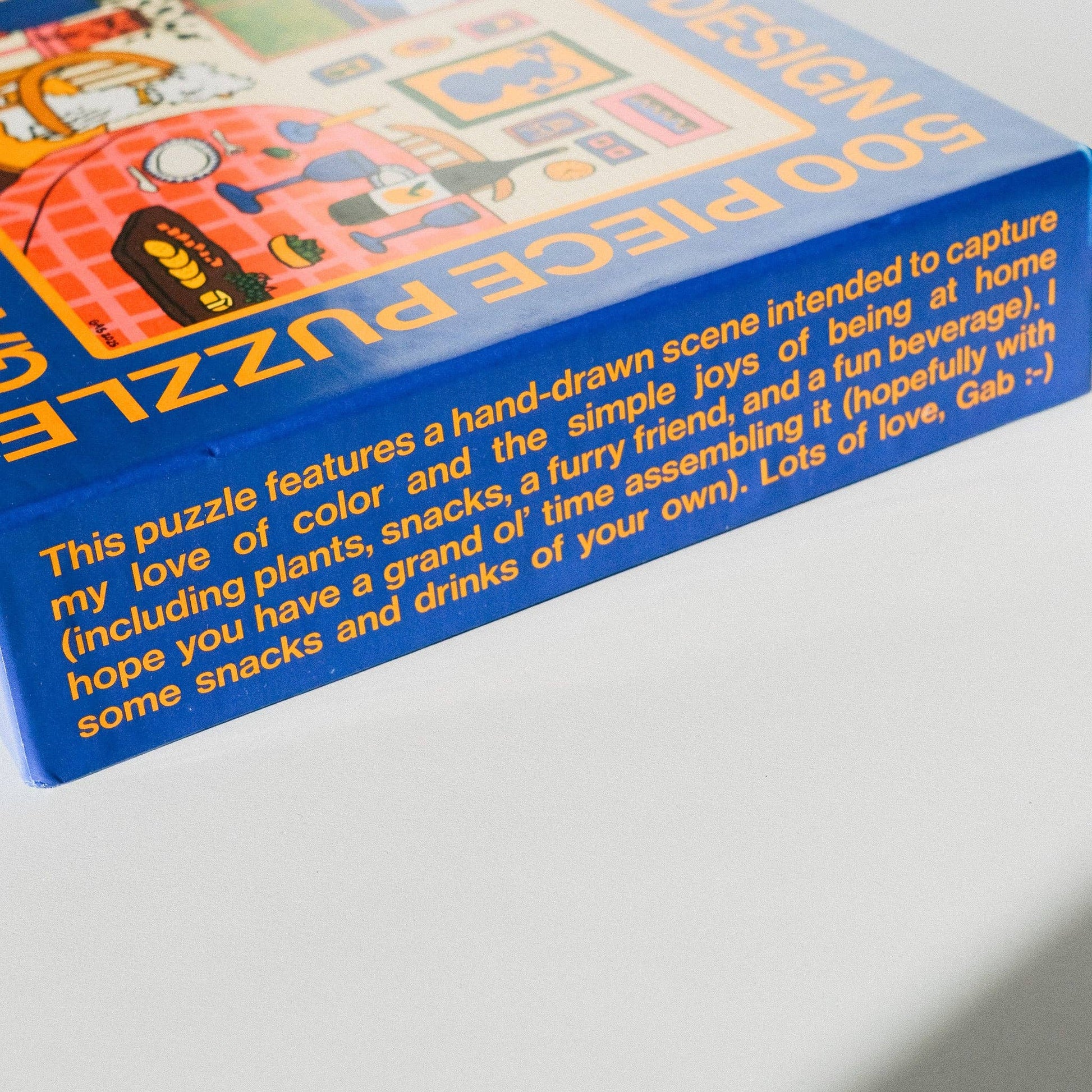 happy home illustrated 500-piece jigsaw puzzle