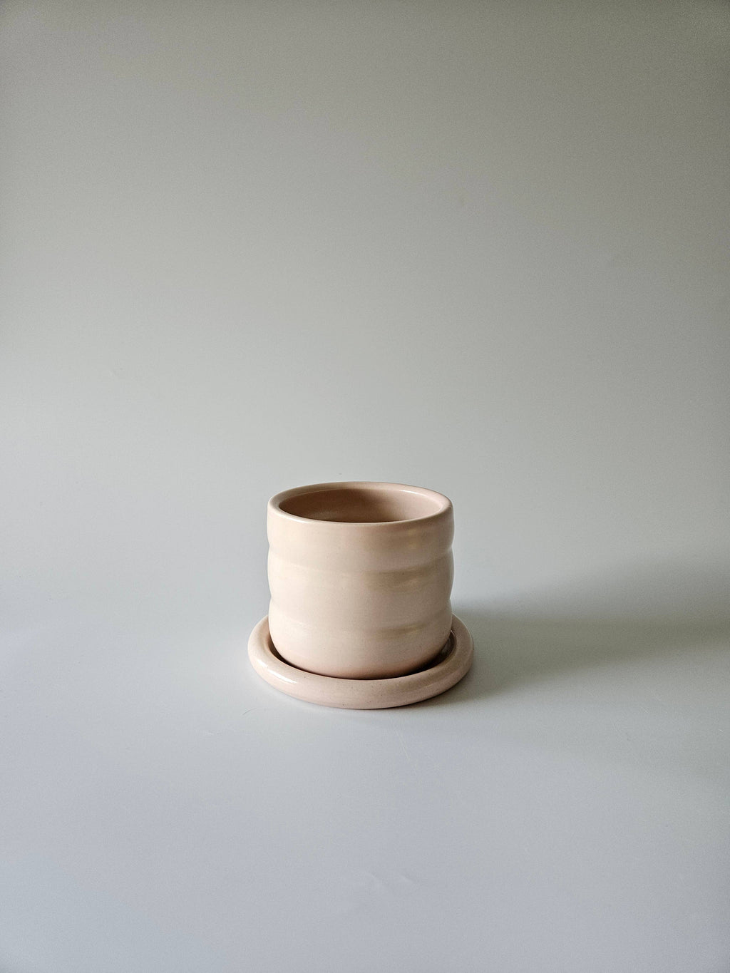 handmade ceramic classic bubble edge coaster
