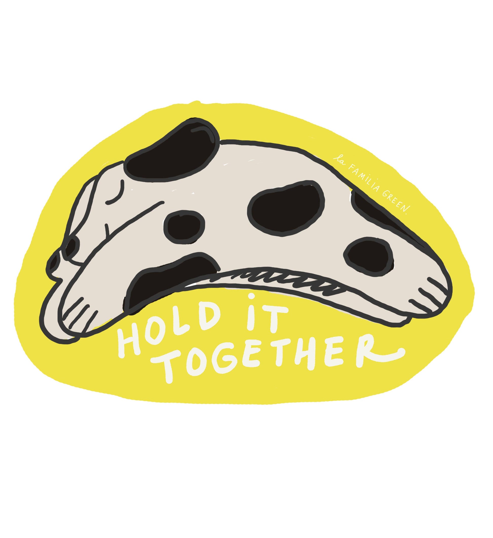 pup hairclip sticker