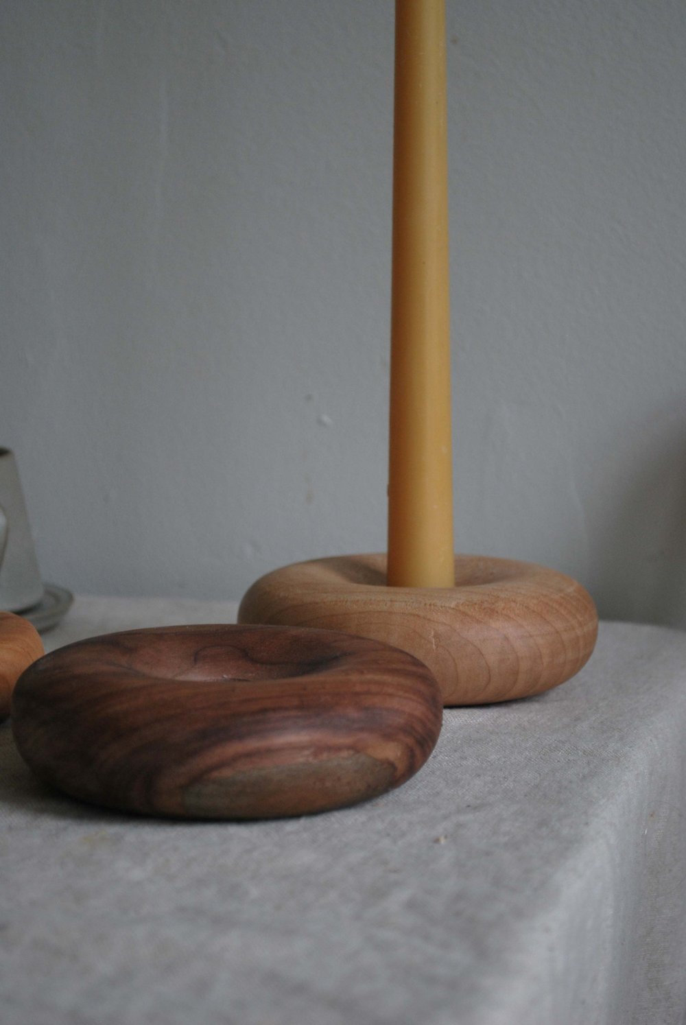 donut candlestick holder