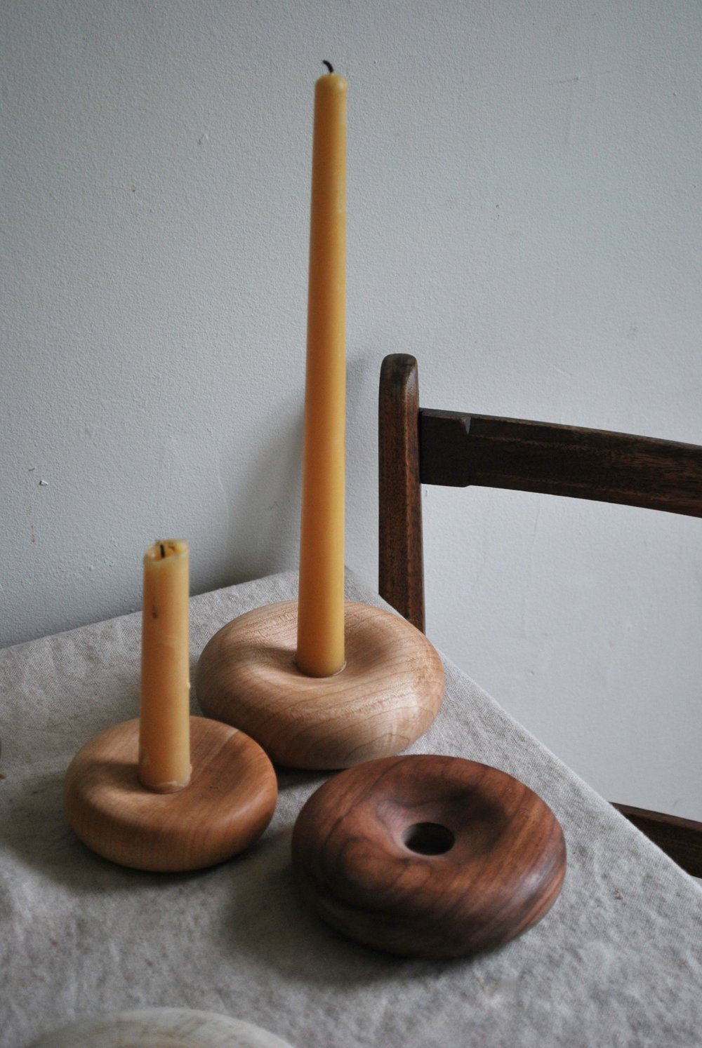 donut candlestick holder