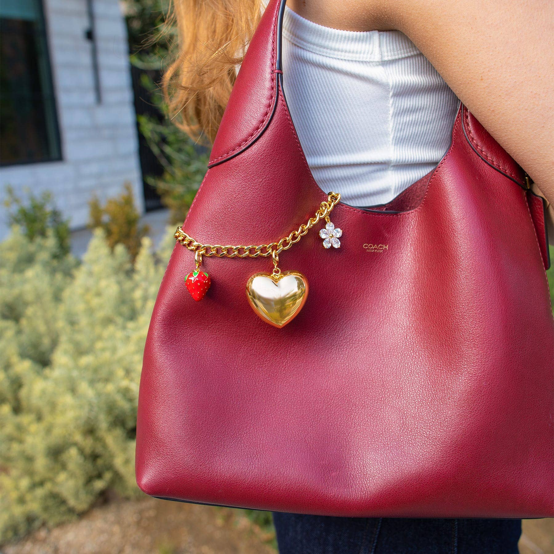 bag charm chain holder