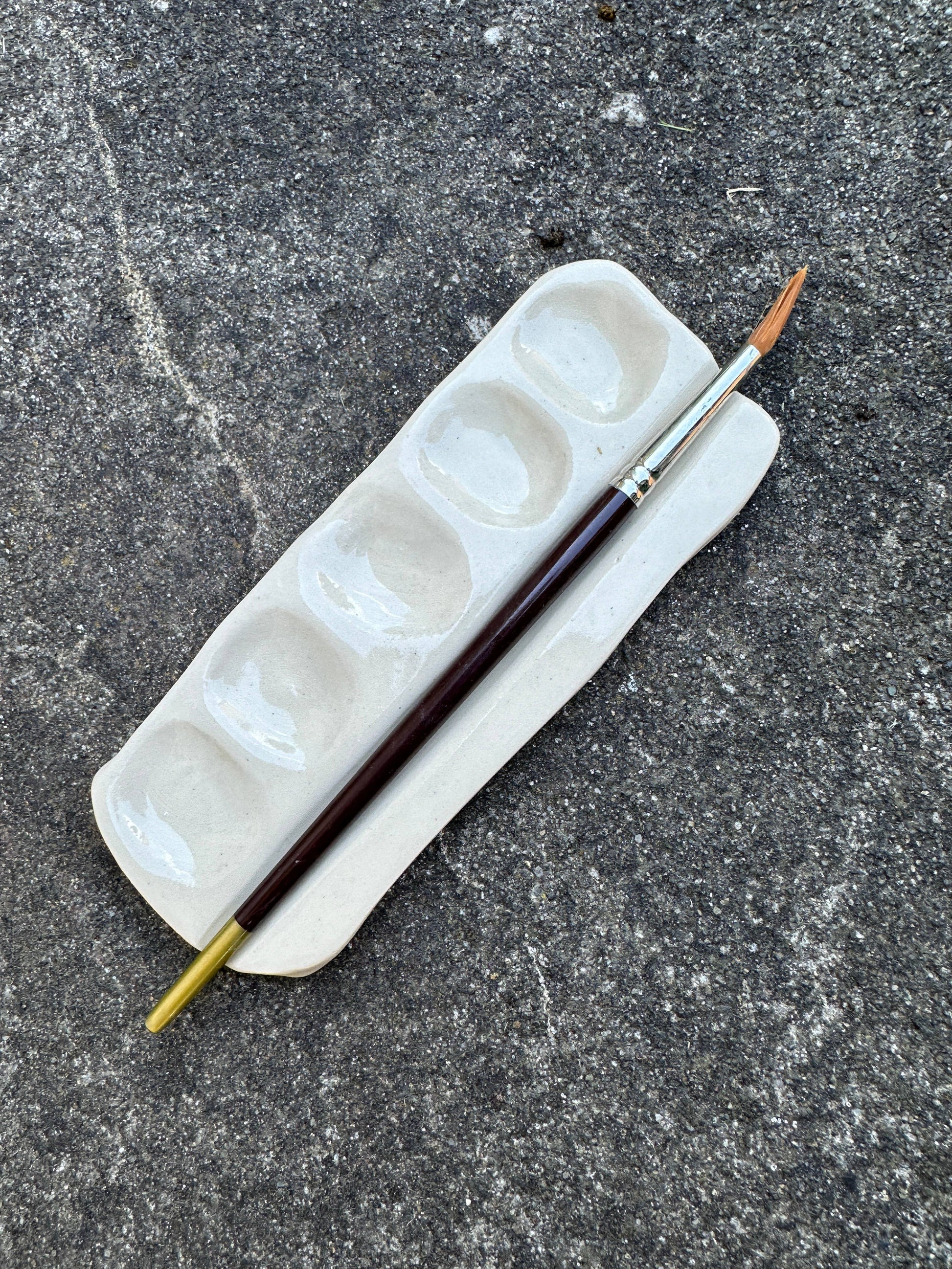 small ceramic watercolor palette