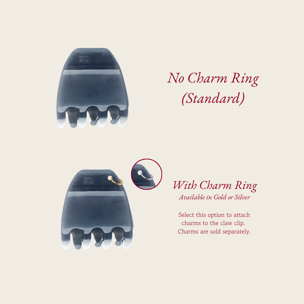 mini hair claw clip — sea spray