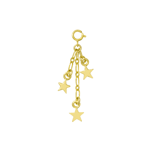hair clip charm — stardust trio