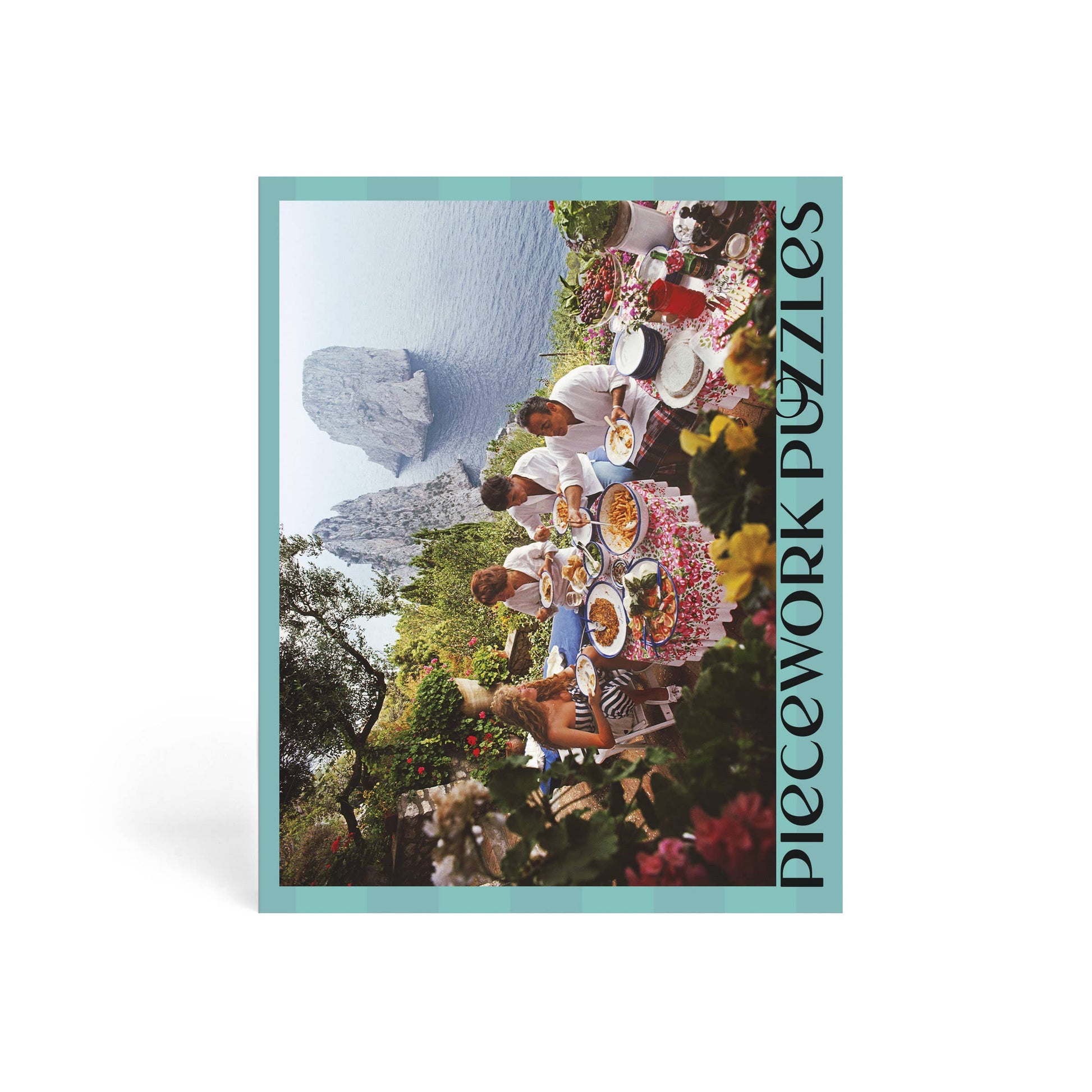 dining al fresco -  slim aarons collab - 1000 pieces puzzle