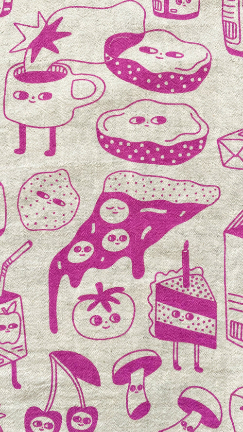tea towel - food friends