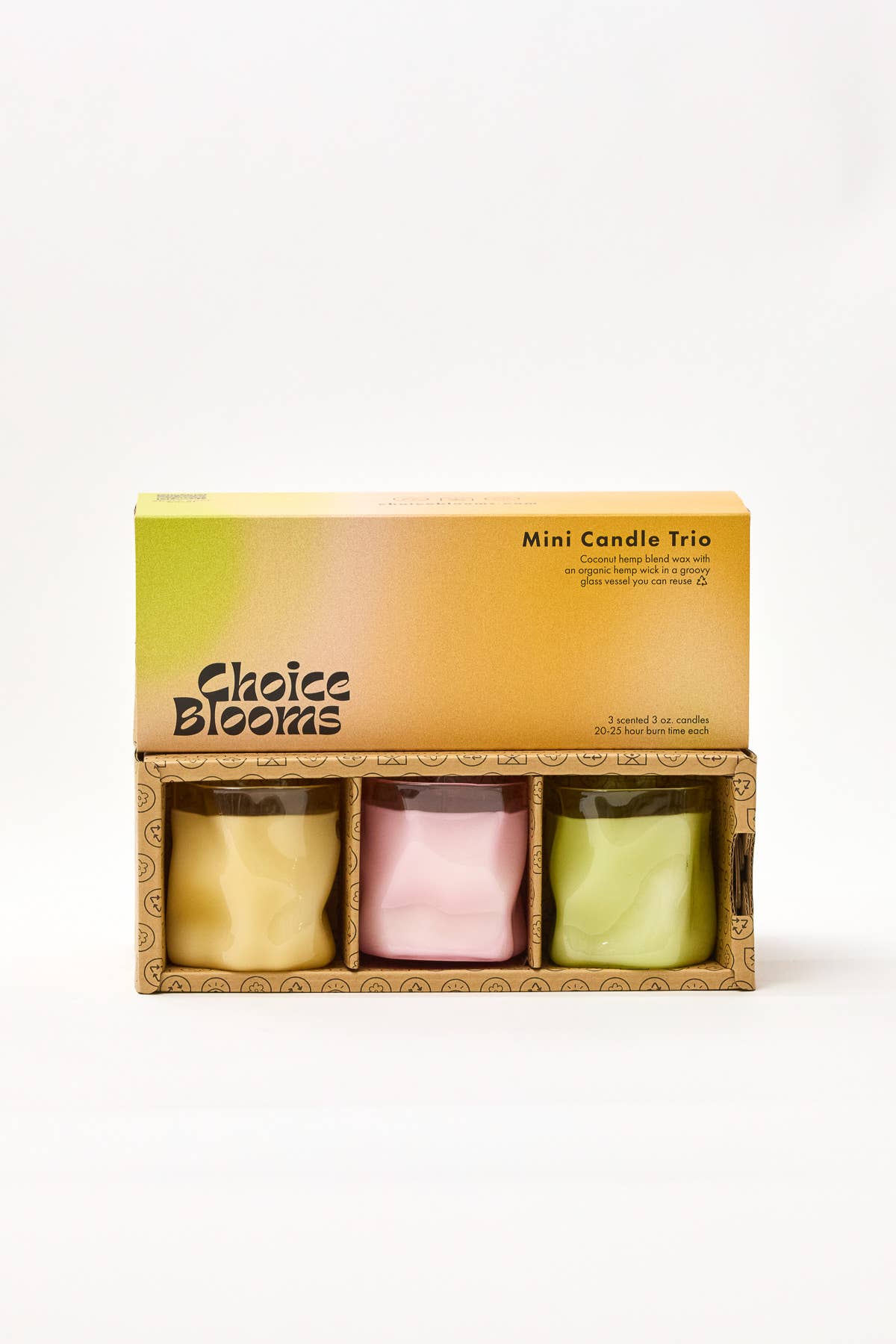 mini candle trio gift box