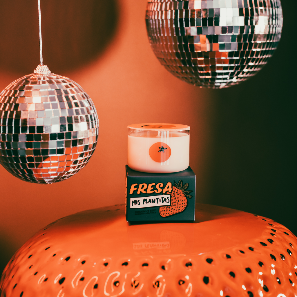 tomato mini candle / latina + midwest garden inspired