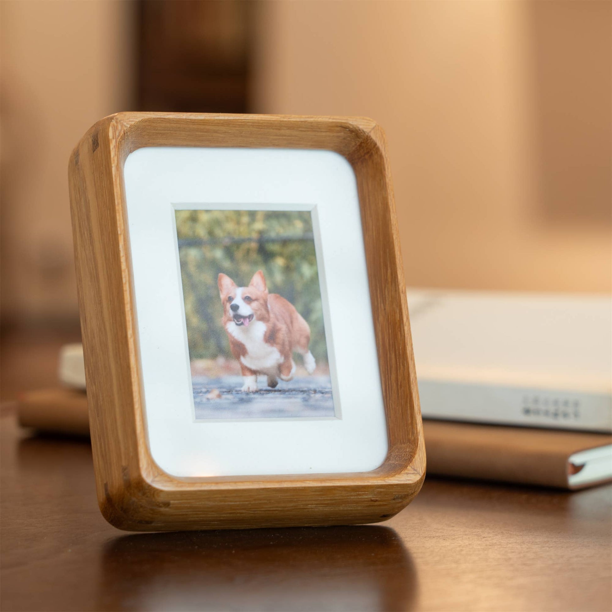 mini photo frame - teak