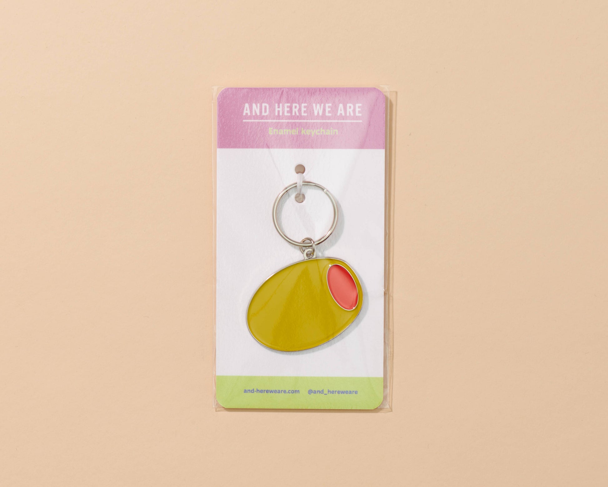 olive keychain - bag charm