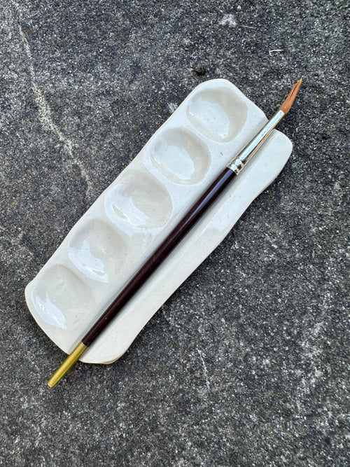 small ceramic watercolor palette