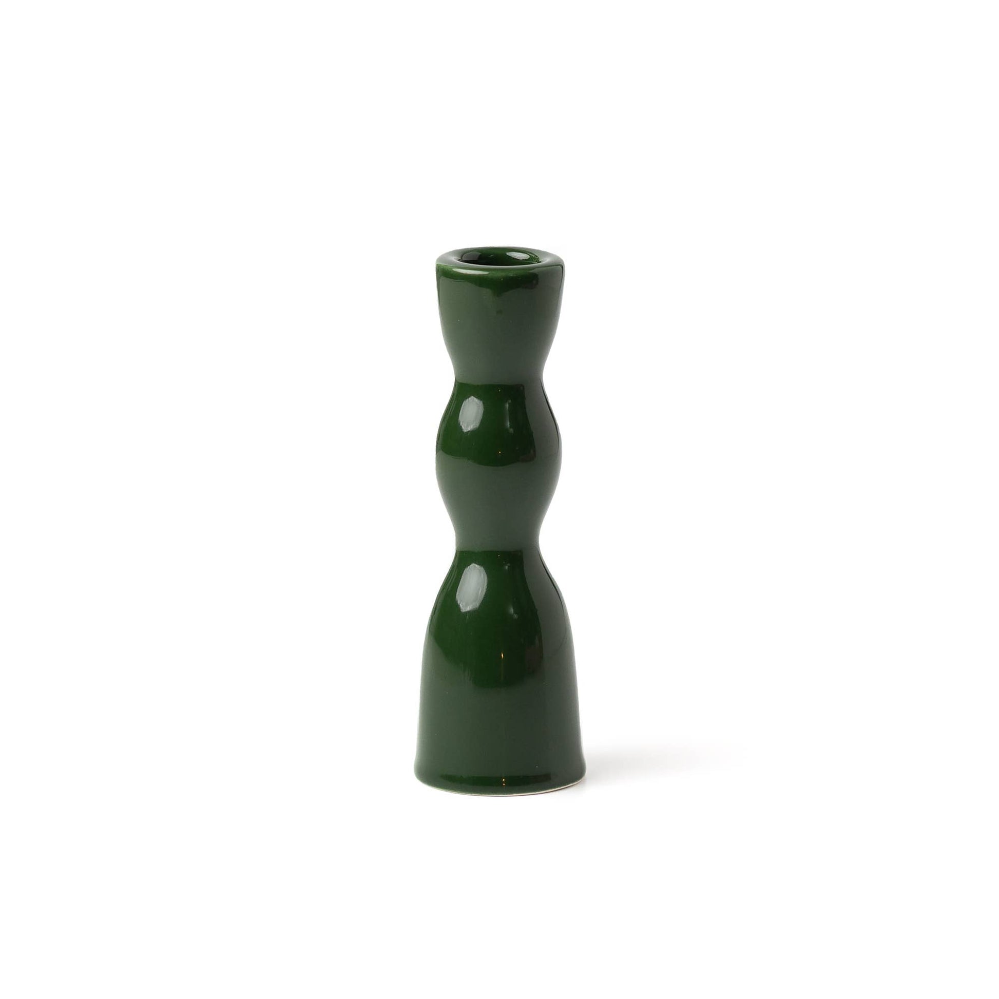 wave candleholder - low