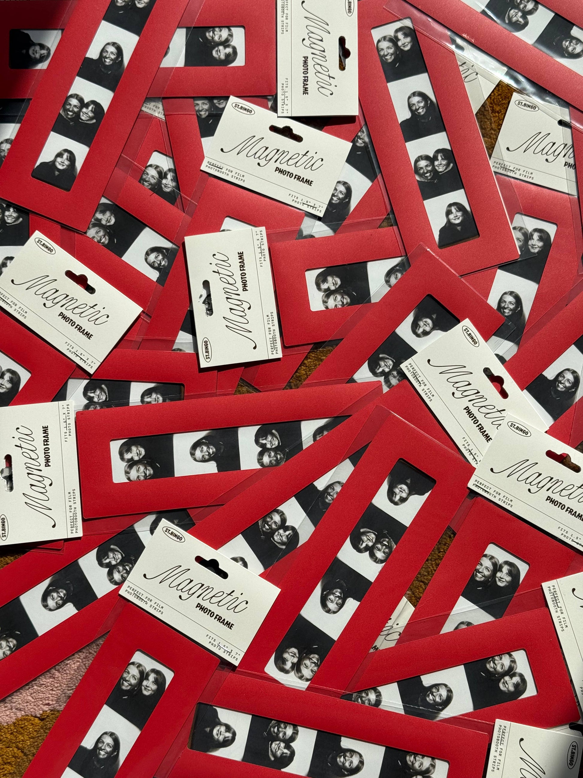 Photobooth Frame | Single Frame | Magnetic Frame: Red