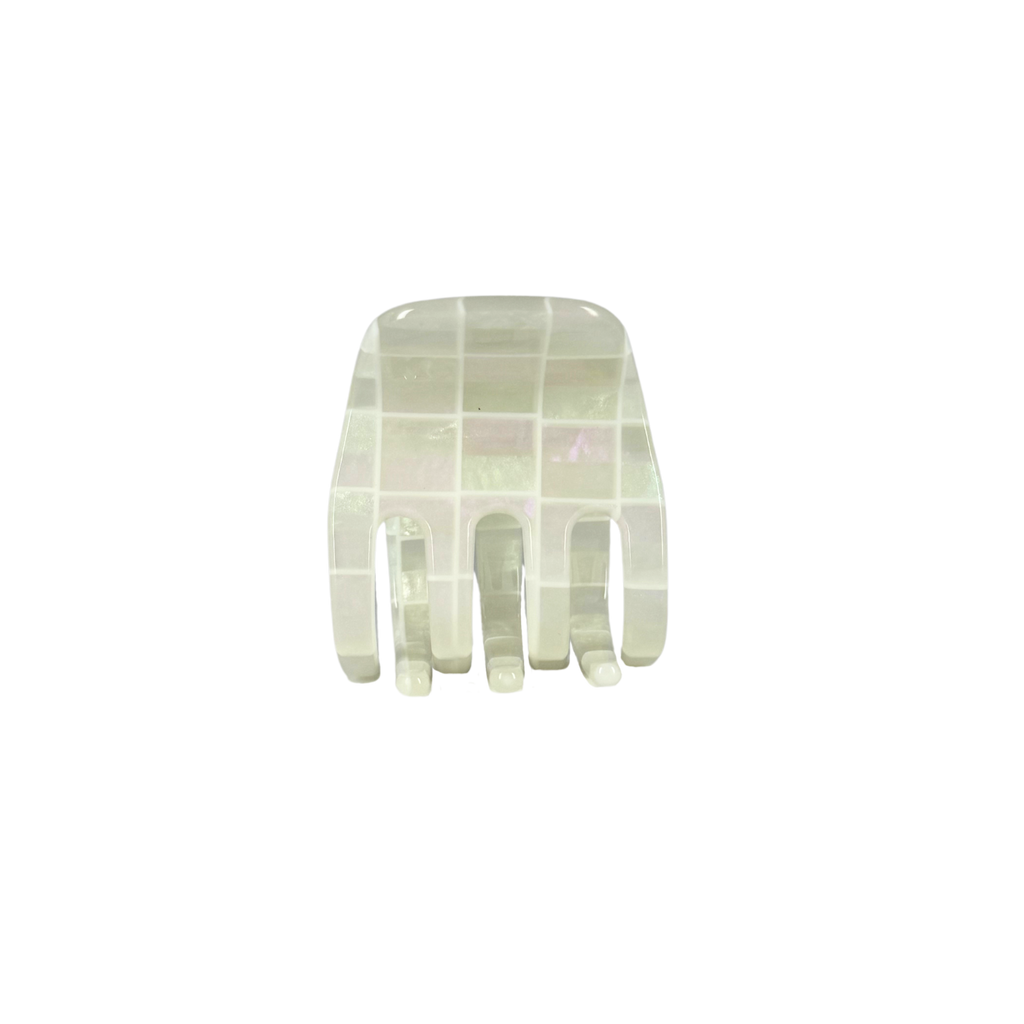 small hair claw clip — starlight tile