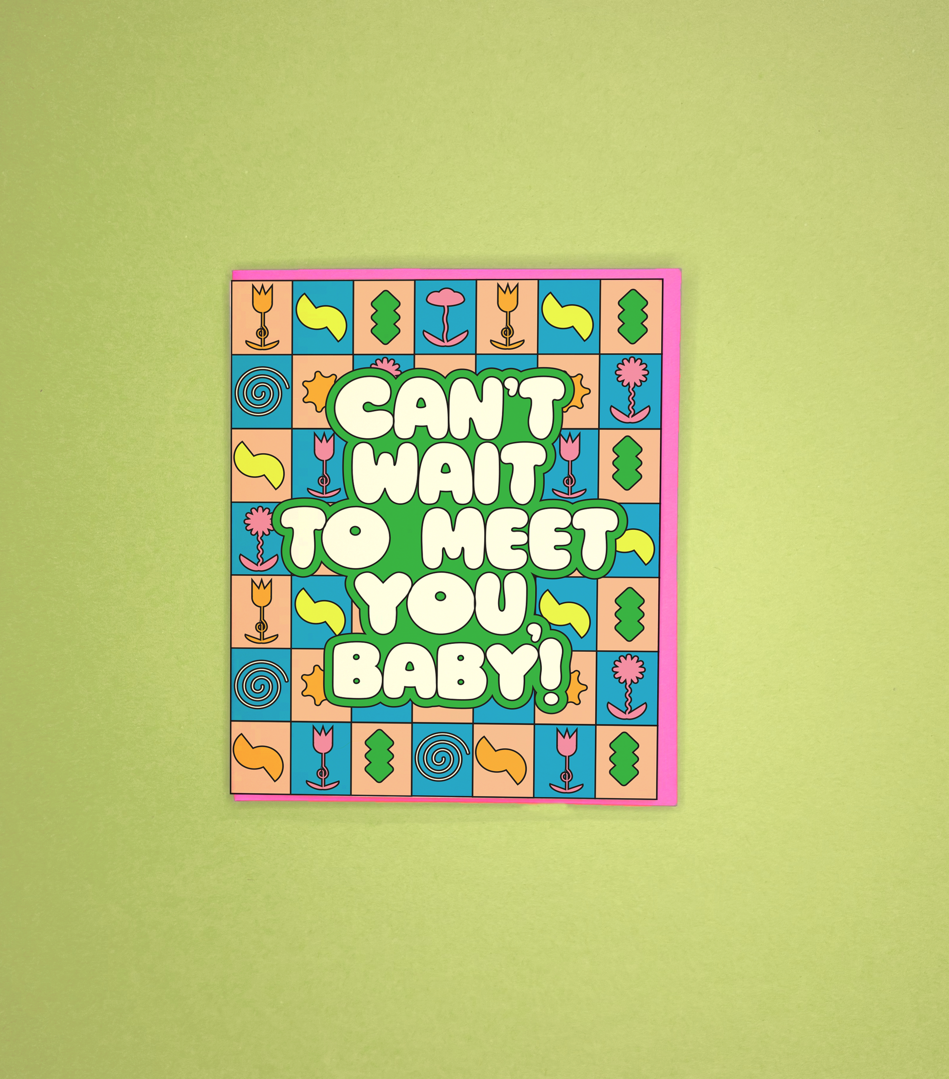 can't wait baby card