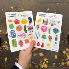 mini print sticker sheets