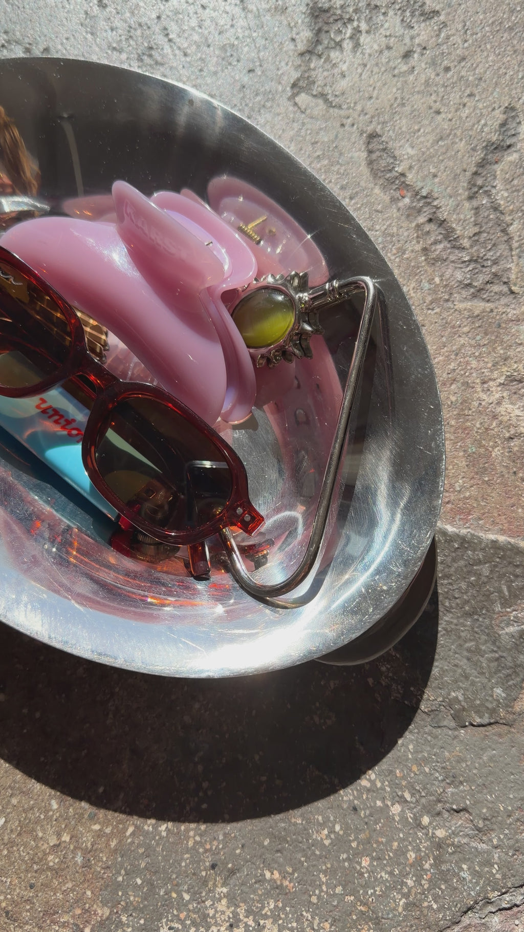 metal purse bowl
