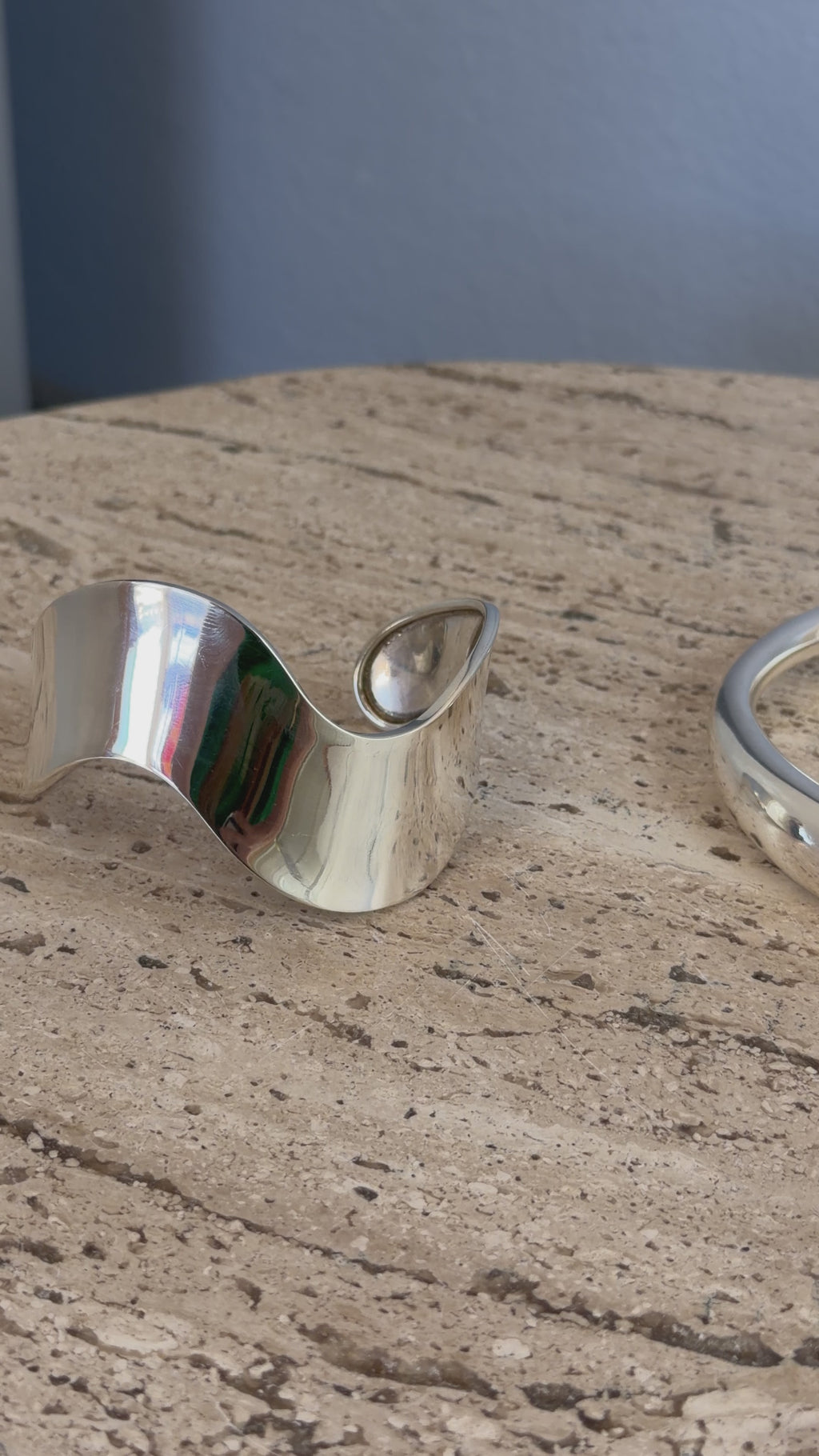 skinny silver bangle
