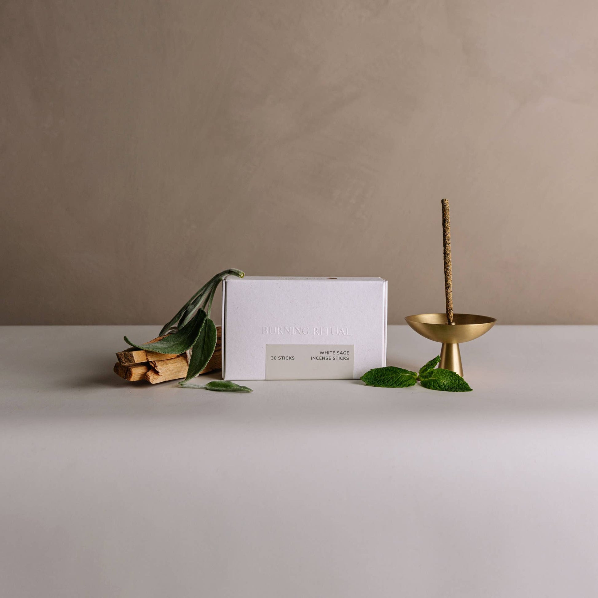 mini white sage hand rolled incense 30 Sticks