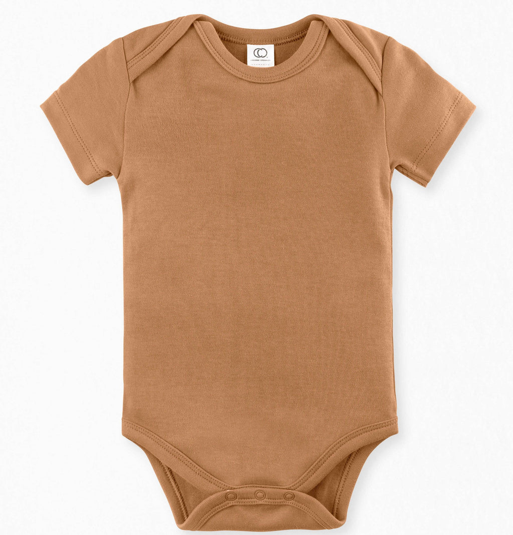 organic colored baby onesie