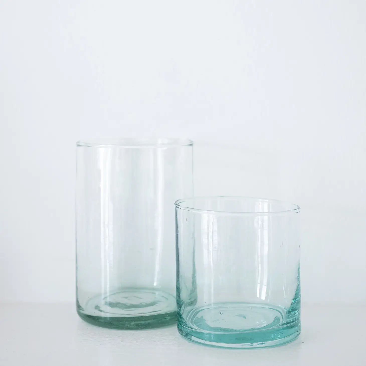recycled glass tumbler