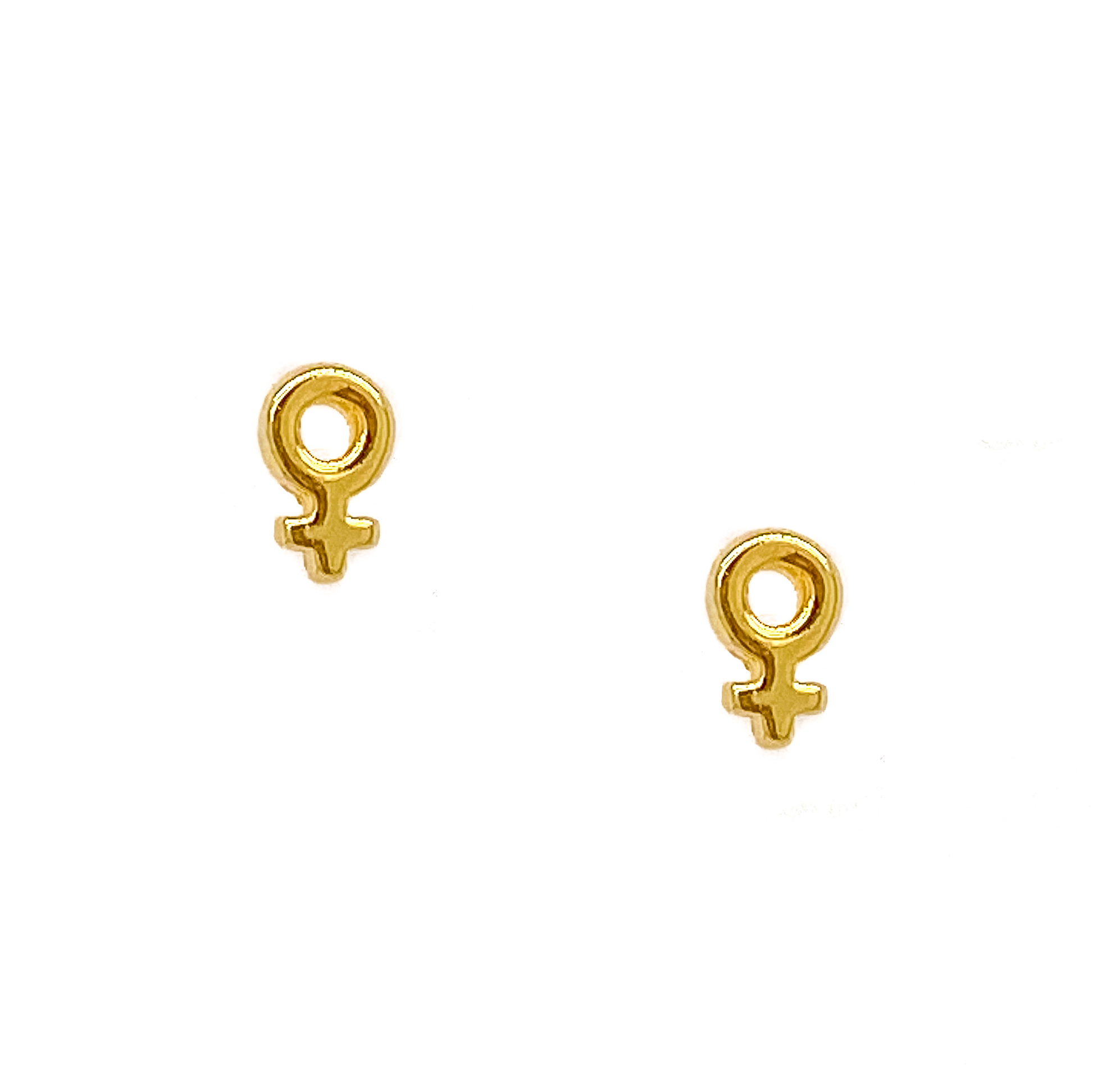 femme vermeil studs