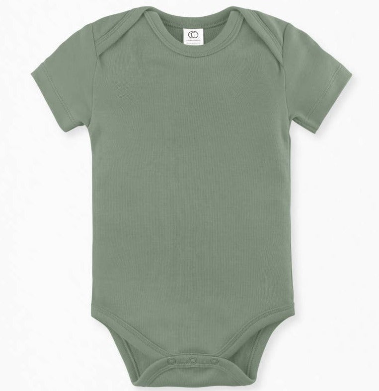 organic colored baby onesie
