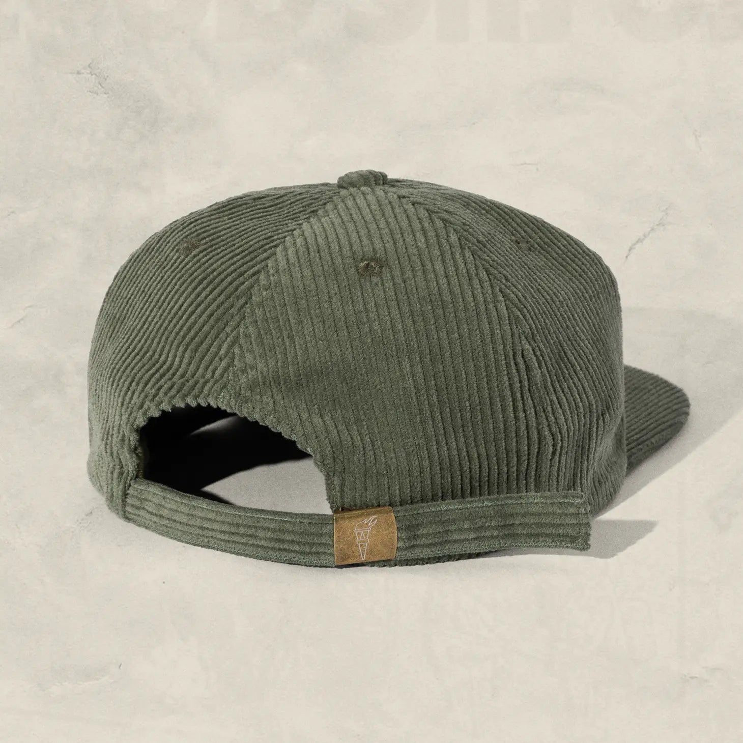 grown in california relaxed corduroy strapback hat