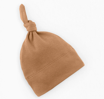 organic colored baby beanie